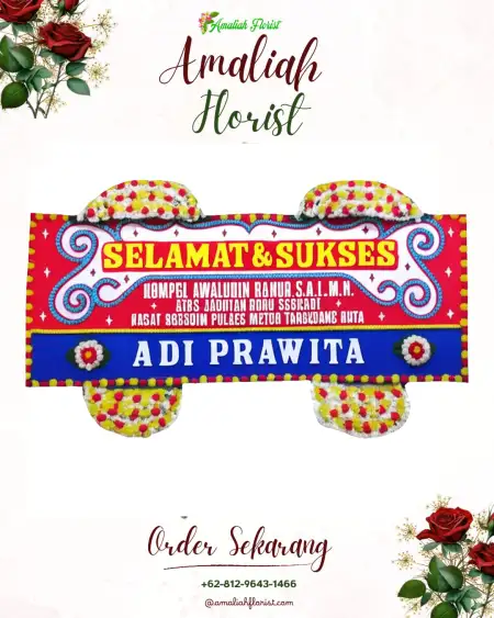 Papan Bunga Ucapan Selamat Suti Semarang